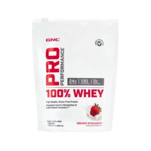 Whey Protein GNC 12serv sabor fresa