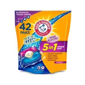 Oxi Clean 5en1  42 cápsulas odor blasters