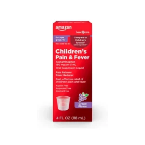 Acetaminofen en suspensión 4oz sabor uva