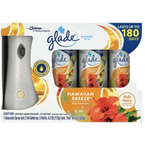 Ambientador Glade con 3 respuesto aroma Hawai
