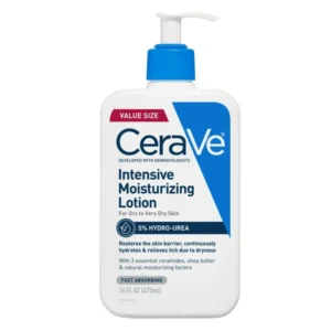 CeraVe loción corporal hidratante intensiva para pieles secas a muy aecas + alivio de la picazón