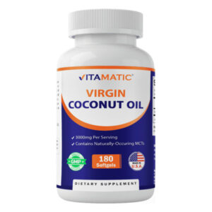 Cápsulas blandas de aceite de coco virgen 180 tab