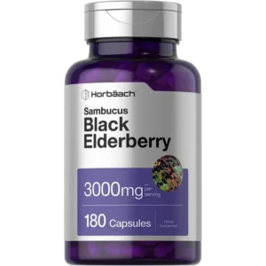 Suplemento de extracto de elderberry (vaya de sauco) 180 tab