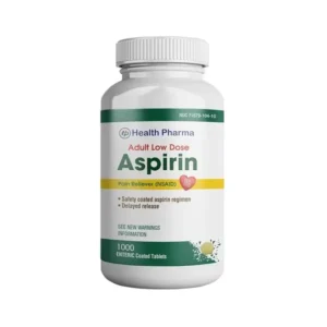 Aspirina en dosis baja 81mg 1000 tab
